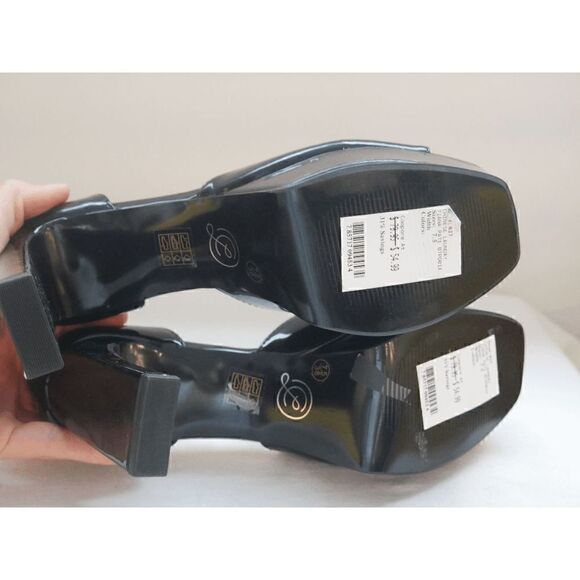 NWT Chinese Laundry Women's Tiana Plantform Sandal Black 7.5 - Picture 4 of 5